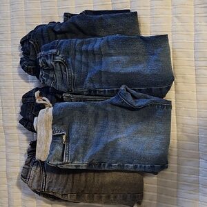 5 (New & Used) Oshkosh B'gosh & Jumping Beans Gray & Blue Jeans Set, Toddler 3T